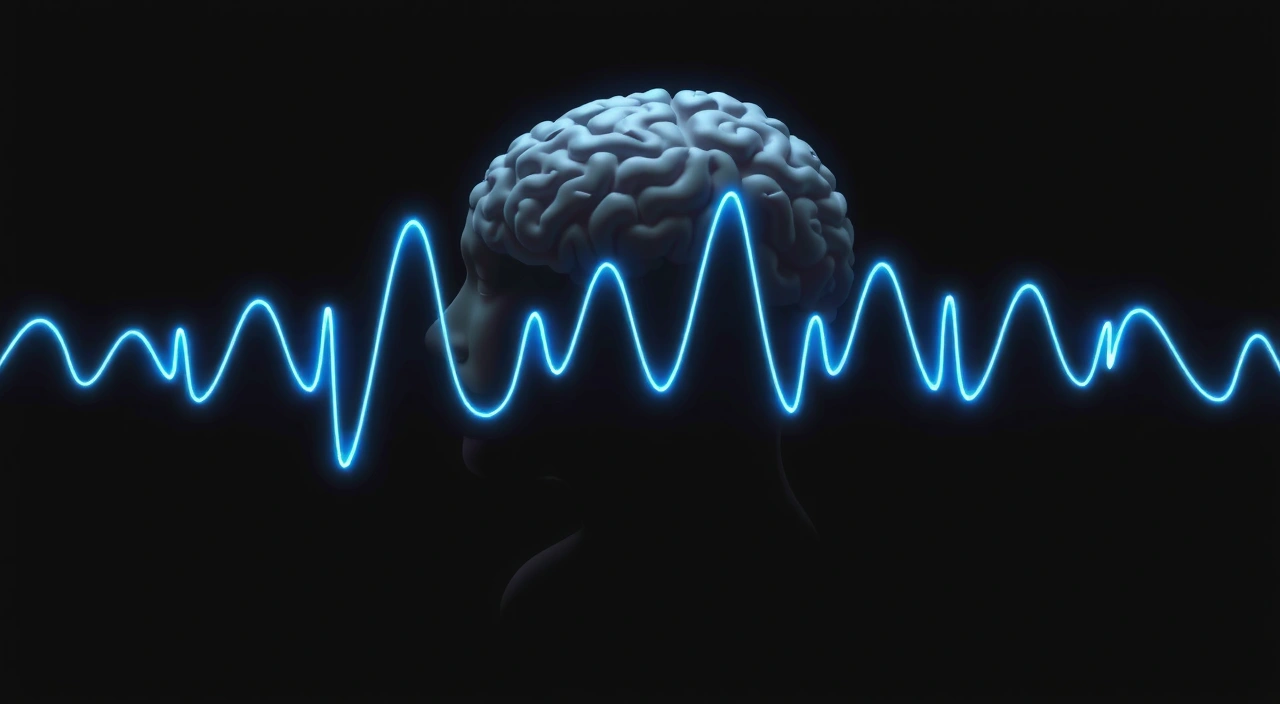 Ondas cerebrais durante o sono profundo — visualização 3D